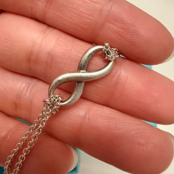 Tiffany & Co. Silver Infinity Chain Bracelet - Picture 2 of 2